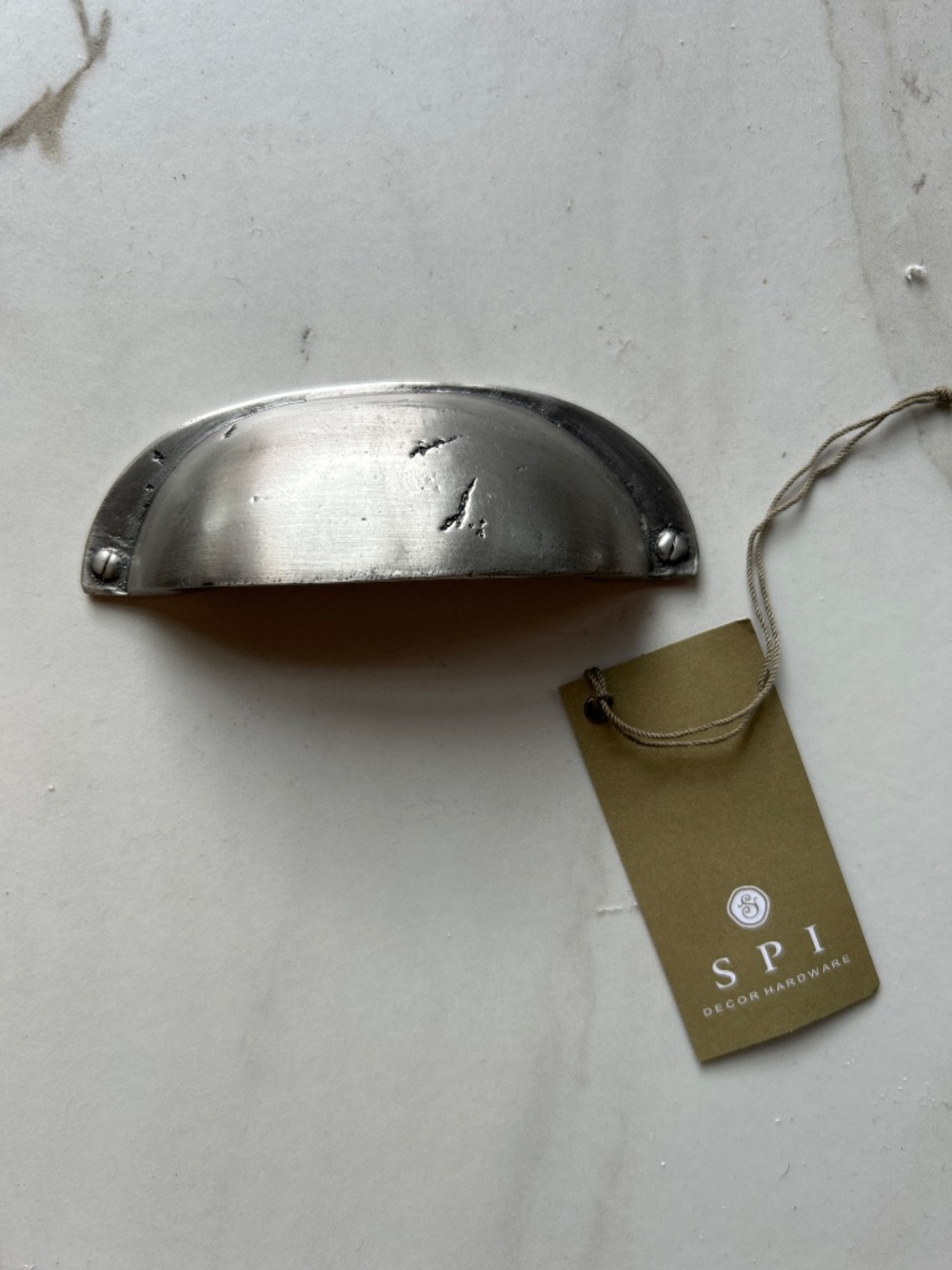 SPI rustic nickel bin cup pull - Picture 5 of 5